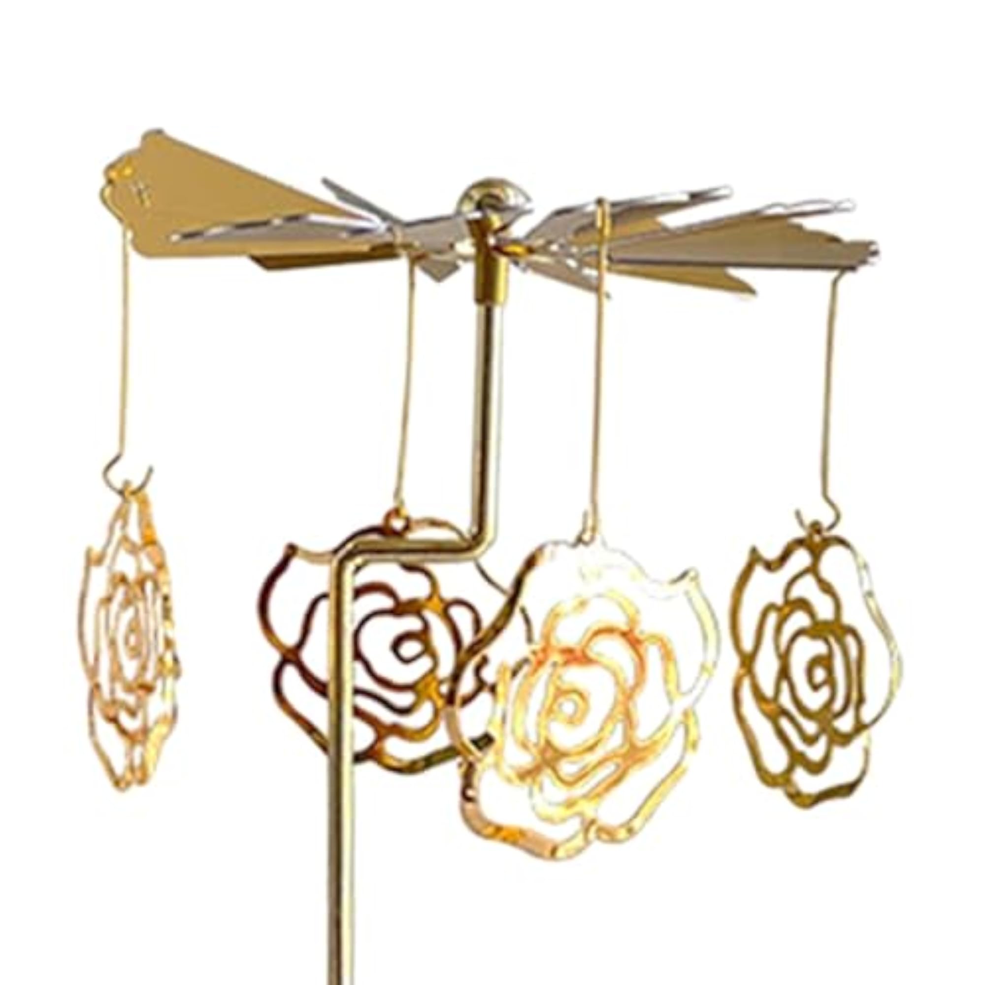 Rotating Candle Holder with Tray, Retro Storage